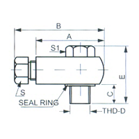 Lubrication (Lubricator) Banjo Fitting / Hydraulic Banjo Fitting