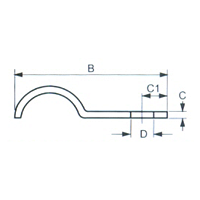 Lubrication Clamp Fittings / Hydraulic Pipe Clamp Fittings