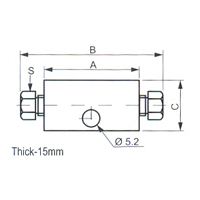 Connector Blocks For Lubrication (Lubricators) Fittings